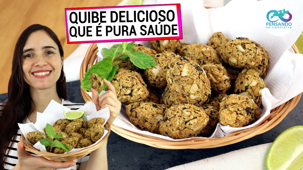QUIBE VEGANO DE LENTILHA PRA VC SABOREAR À VONTADE! Sem fritura e sem glúten