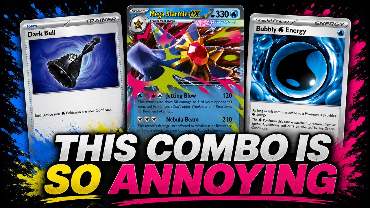 This Mega Starmie ex deck makes sure only YOU play the game. Off-meta deck profile.
