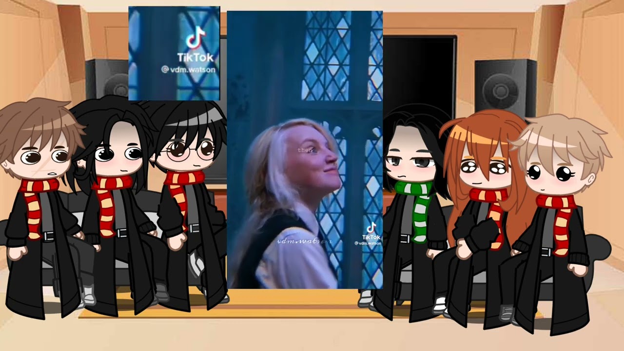 Реакция мародеров на Гарри Поттера| Marauders react to Harry Potter #gacha  #reaction #liyoniii