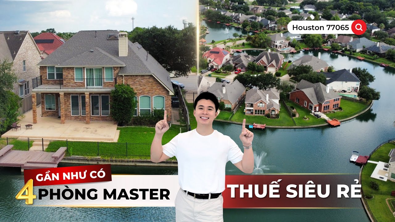 #46 Houston - Nhà Đẹp Gần Như 4 Phòng Master Tại Houston, Thuế Rẻ Không Tưởng | #SangNguyenRealtor 