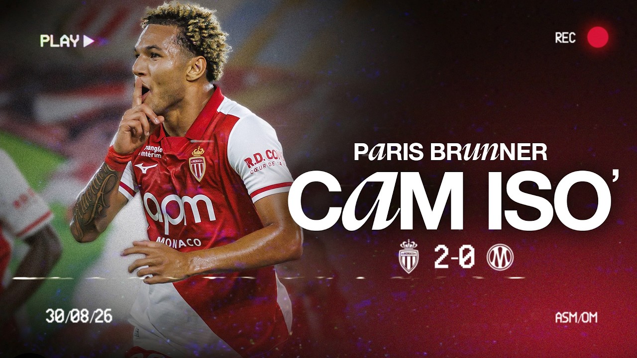 PLAYER CAM | Paris Brunner&rsquo;s Double vs Marseille🔥(2-0) ⚽⚽