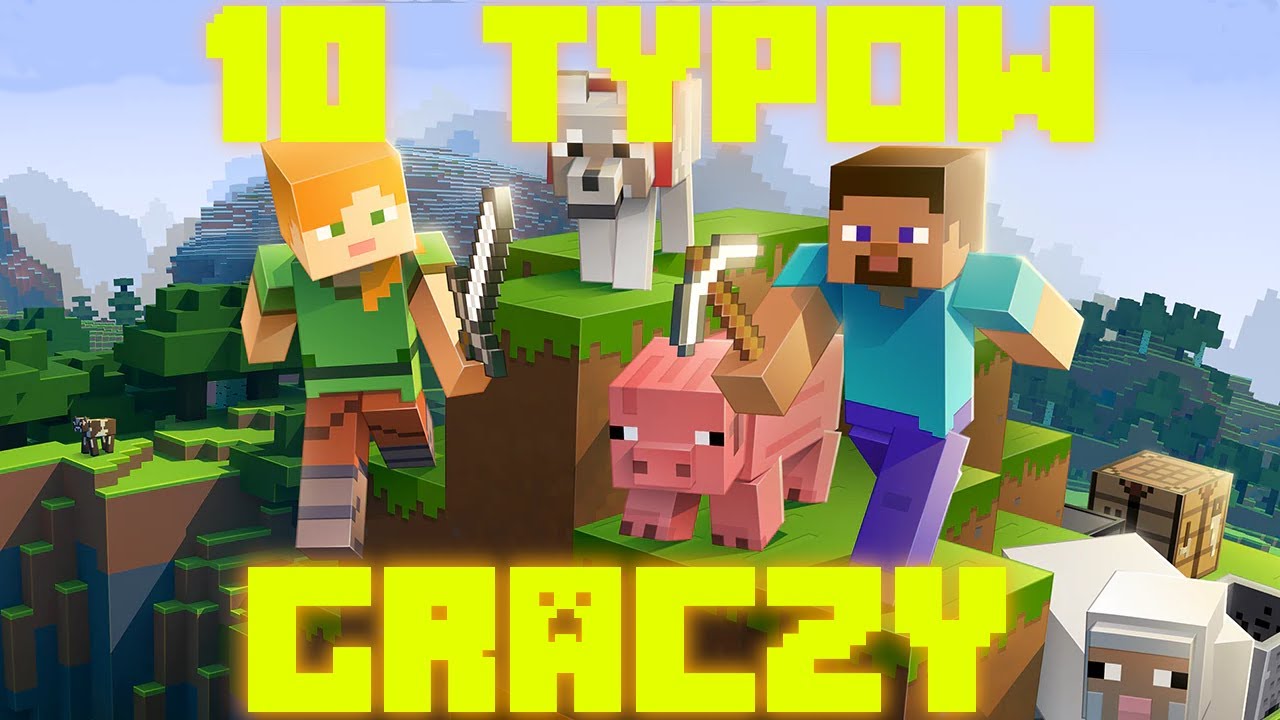 10 TYP&Oacute;W GRACZY w MINECRAFT
