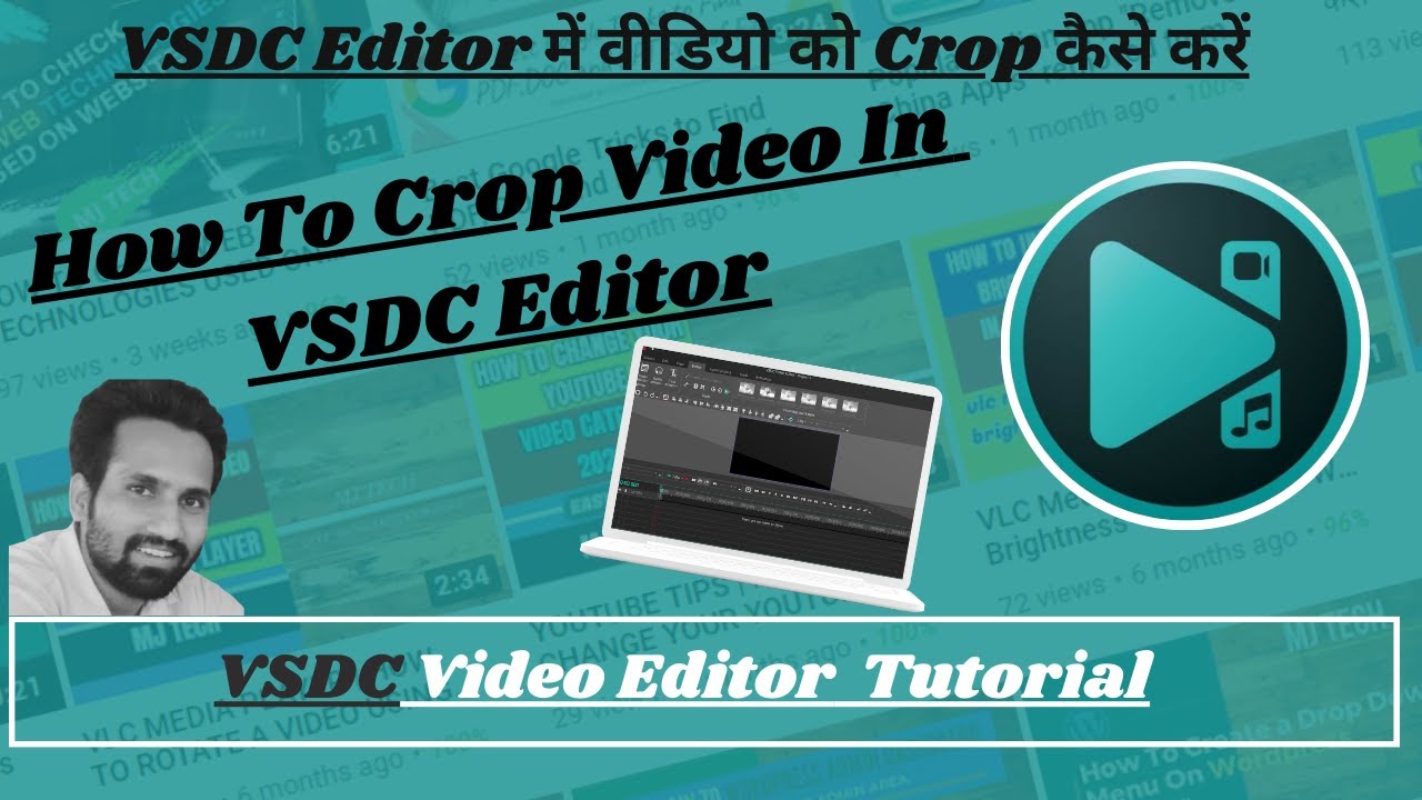 How To Crop Video In VSDC Editor | VSDC Editor में वीडियो को Crop कैसे करें #mjtech19 #cropvideo
