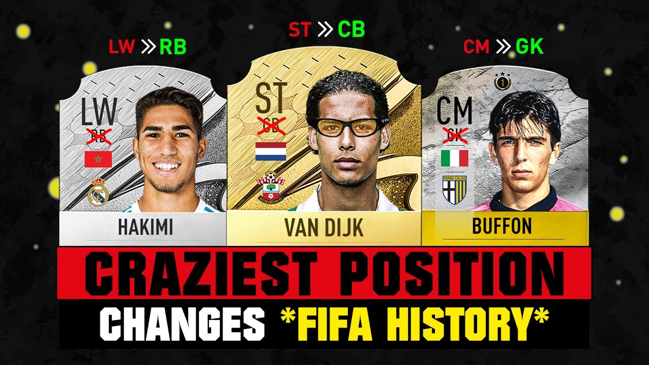 Craziest POSITION CHANGES in FIFA History! 🤯😱