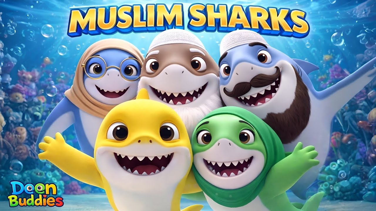 Muslim Shark Doo Doo | Baby Shark Islamic Version | Islamic Songs for Kids | Muslim Nasheed