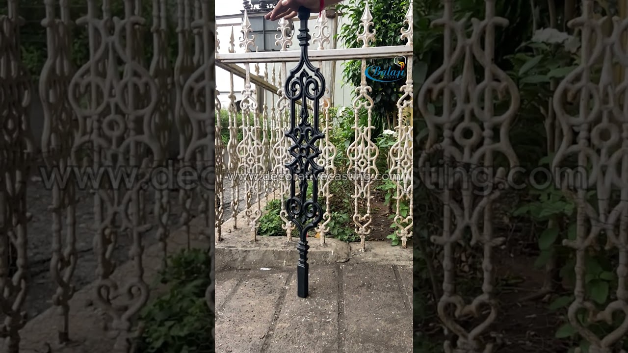 European Cast Iron Railing ~ BALAJI METAL, INDIA        #castironrestoration #europeanarchitecture