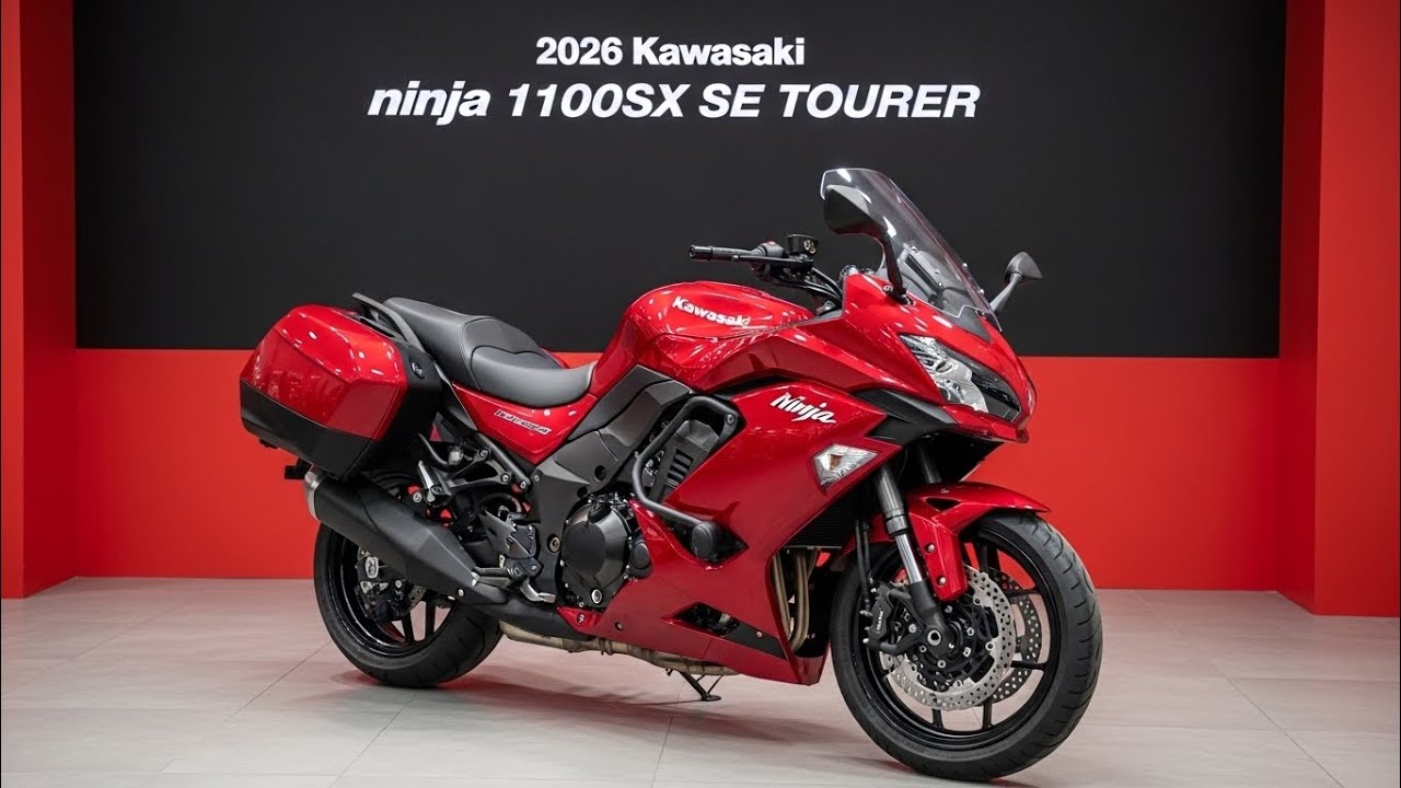 Наконец-то состоялся запуск Kawasaki Ninja 1100SX SE Tourer 2026 года! Это лучший спортивно-турис...