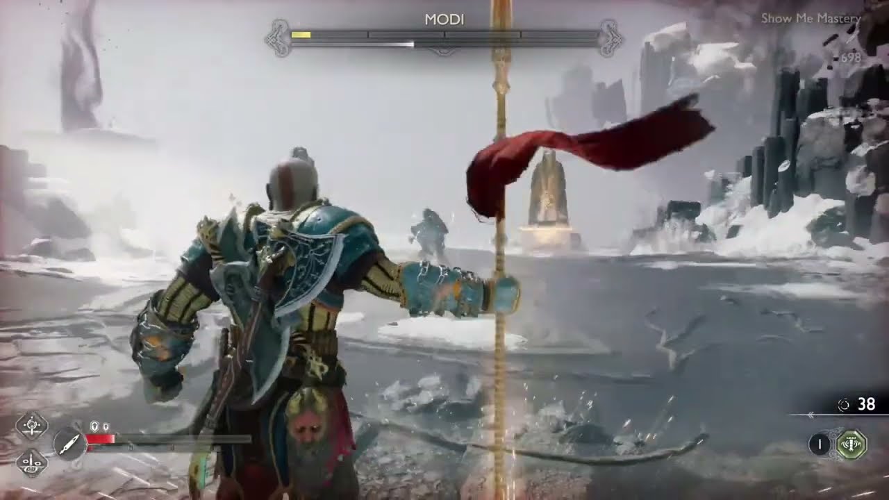 Modi vs Kratos – Valhalla Show Me Mastery Difficulty | Intense Boss Fight