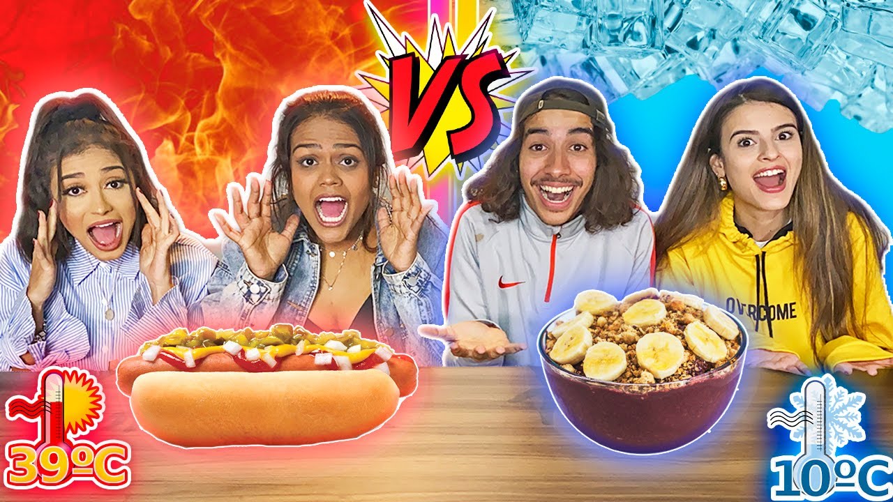 QUEM COME MAIS COMIDA QUENTE X FRIA 2020 !!!