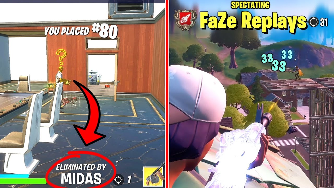 i died to midas and spectated random players in fortnite...