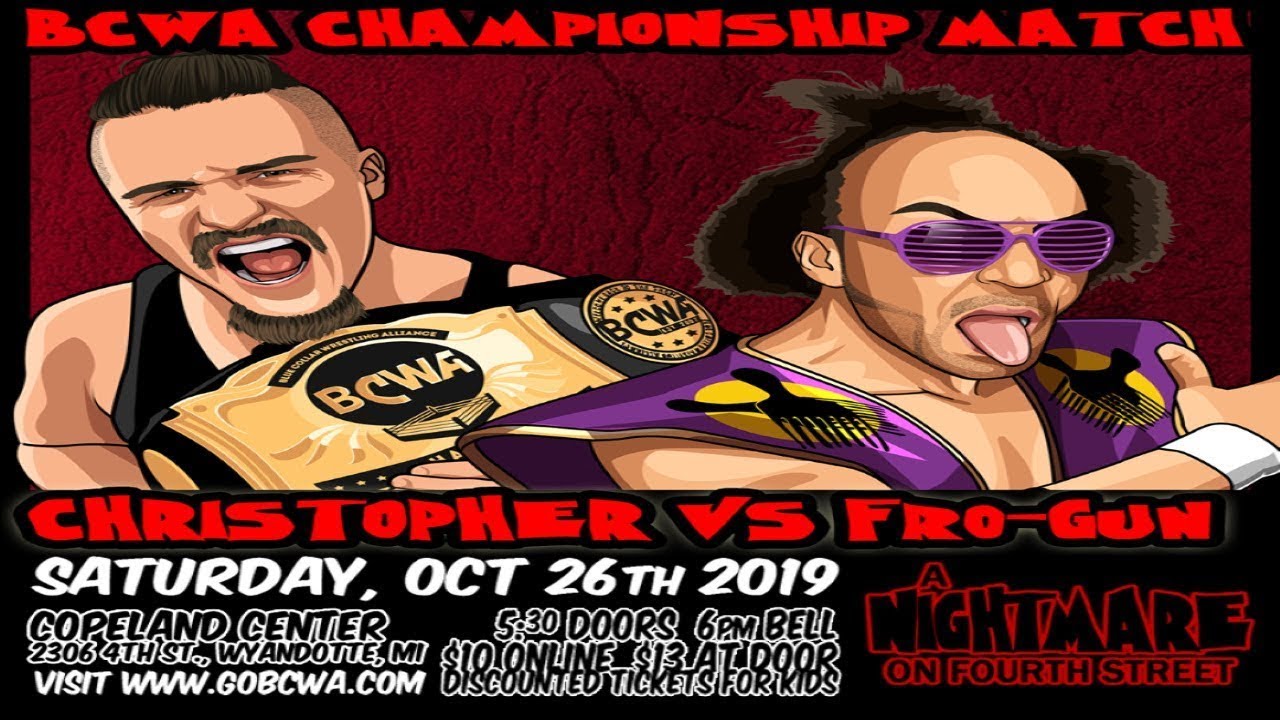 Fro-Gun vs Orlando Christopher #WrestleClash #FroGunVsChristopher #ProWrestlingDuel