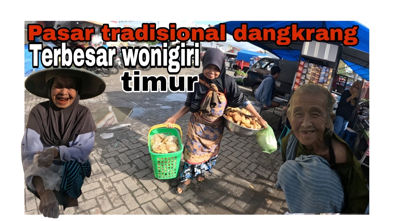 Pasar tradisional dangkrang Purwantoro terbesar di Wonogiri bagian timur