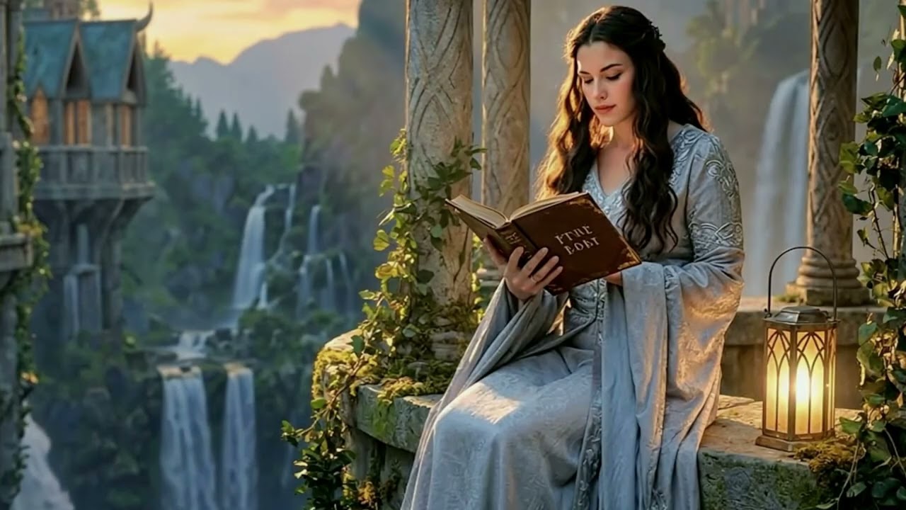 Read with Arwen in Rivendell | LOTR Ambient Music for Study, Focus & Reflection