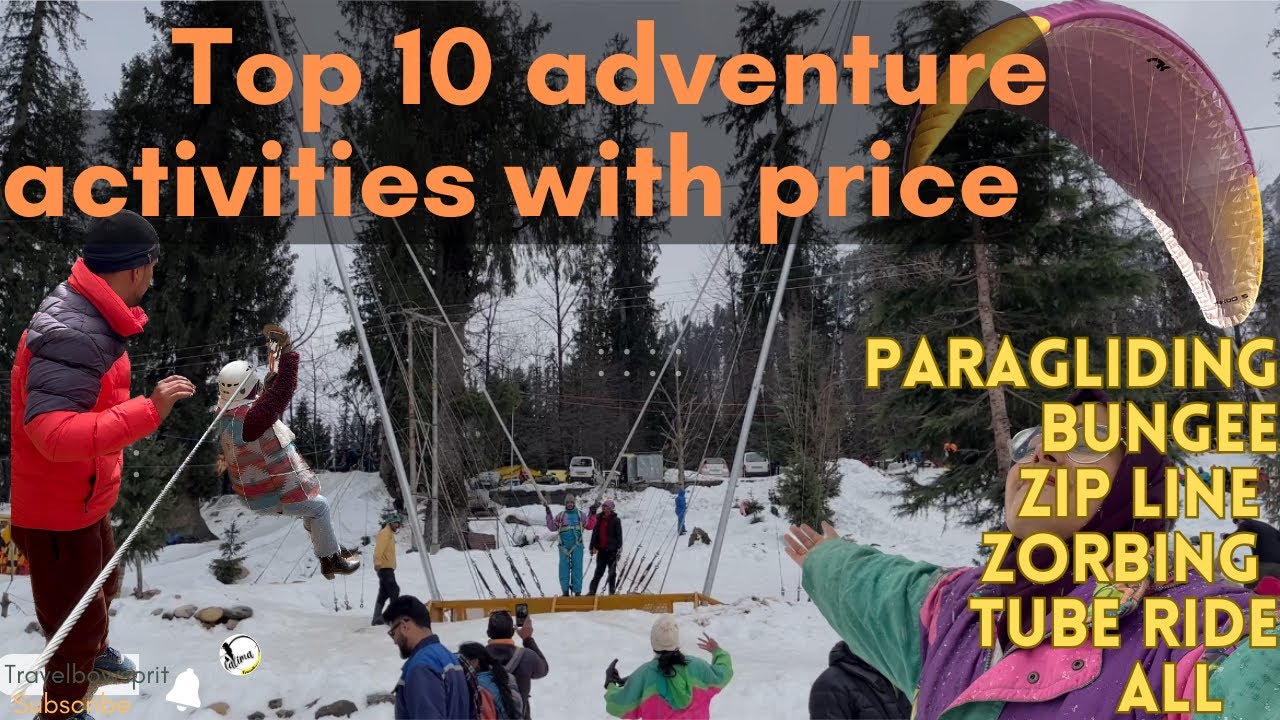 Solang valley adventure activities | top 10 adventure activities in Solang valley with price #manali