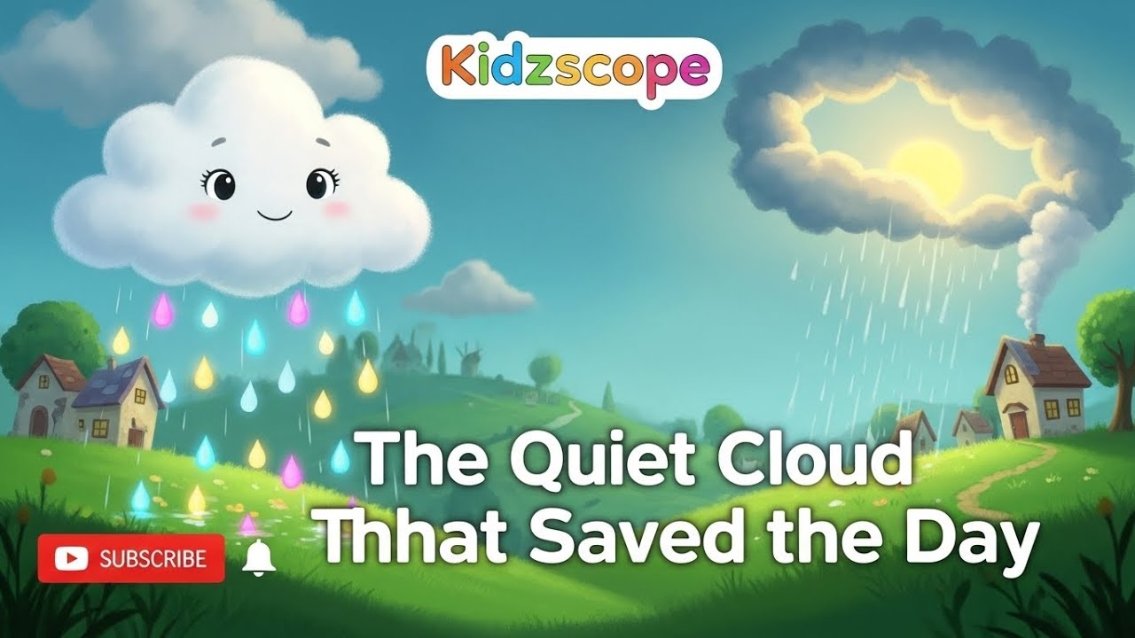 The Quiet Cloud That Saved the Day | Bedtime Moral Stories | Kid Stories