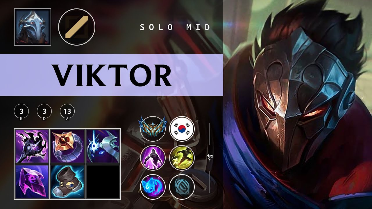 Viktor Mid vs Syndra - KR Challenger Patch 25.24