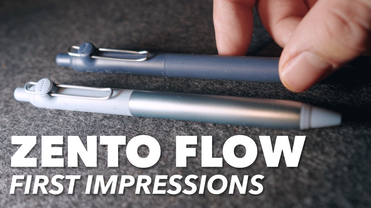Zento Flow vs G2 & Uni-ball One | First Impressions & Pen Test