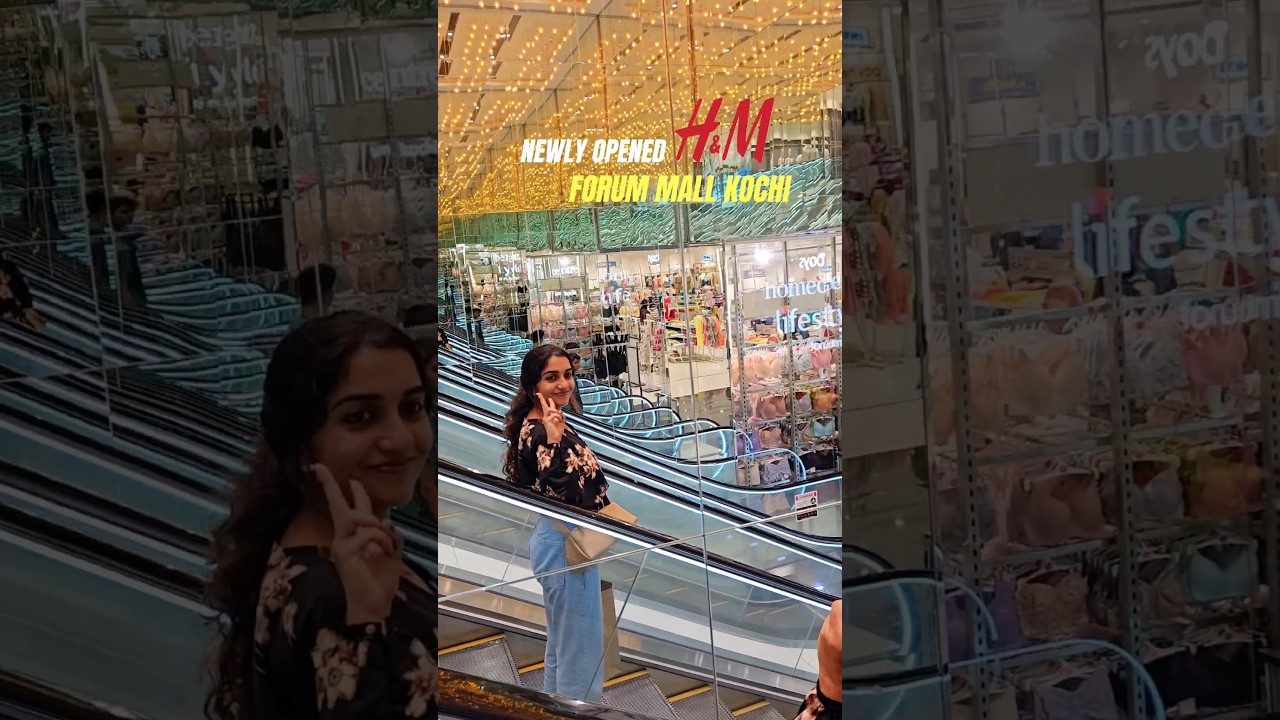 New H&M at Forum Mall Kochi ❤️ #forumkochi #handm #kochi #shopping #h&m