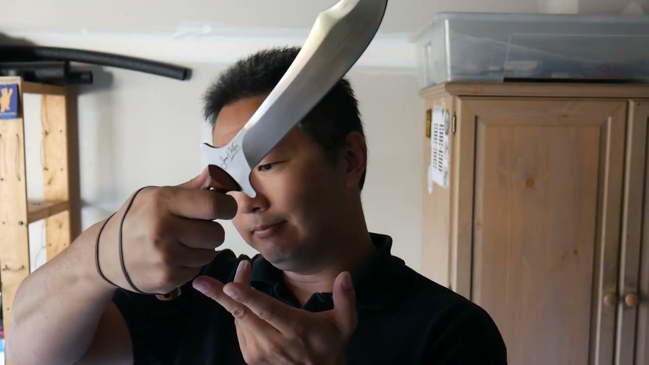 Blade Review Custom Master At Arms James A. Keating's Comtech Prokopto Bowie Fighting Knife
