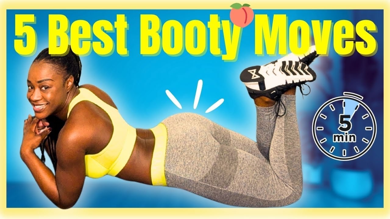🔥5 Exercises to Build & Lift Your Glutes Fast | 5 Minute At Home Lower Body Workout 