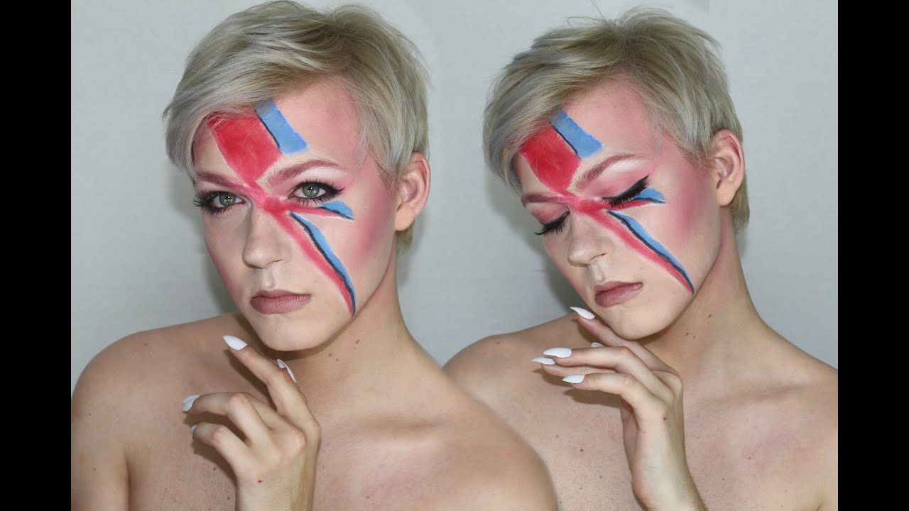 David Bowie / Aladdin Sane Tribute Makeup collab | Unicorn Vanity