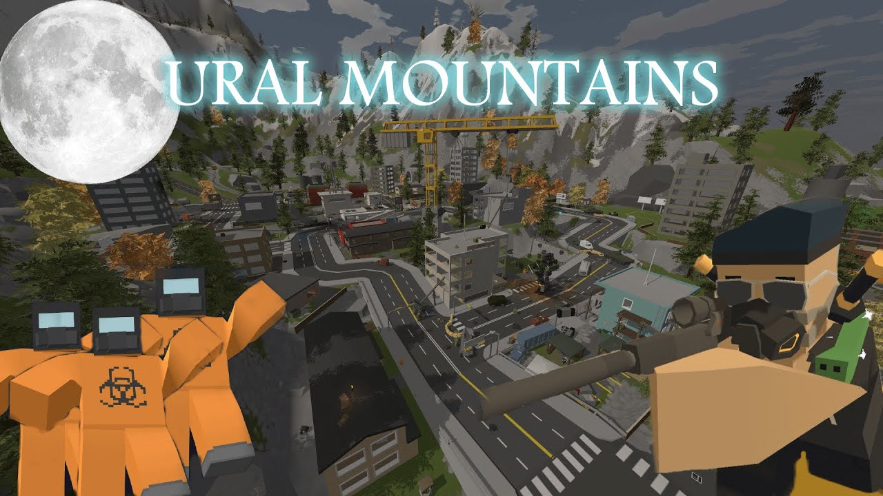 Unturned : Ural Mountains Full Moon Raid Boss battle