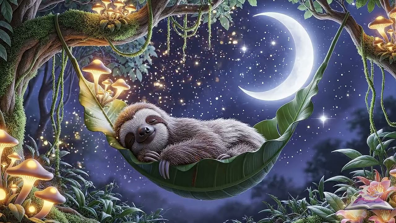 🦥 SUEÑO PROFUNDO para Bebés | Nana del Perezoso en el Bosque Mágico 🌙