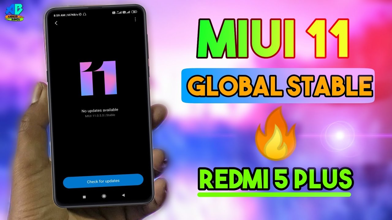 MIUI 11 Global Stable Update REDMI Note 5/REDMI 5 PLUS || Gcam Fully working 🔥