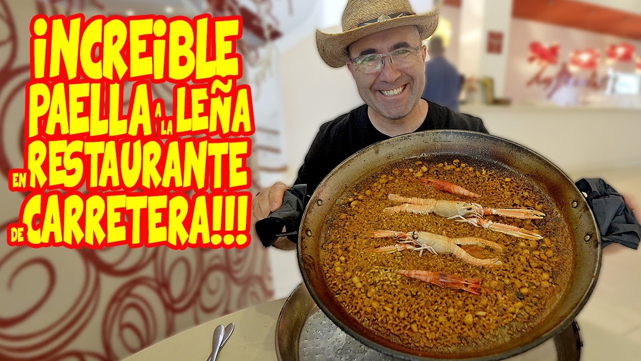 INCREIBLE RESTAURANTE de CARRETERA con PAELLA a la LEÑA!!!