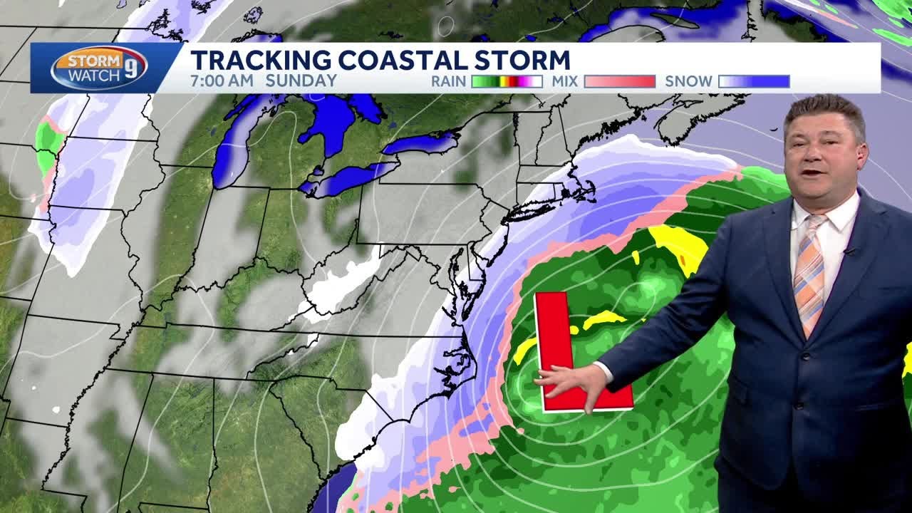 Video: Bitter cold ahead; tracking coastal storm