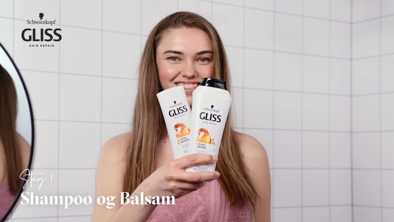 Reparer håret ditt med Gliss Total Repair
