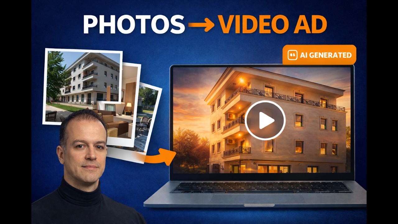 Turn Property Photos into Real Estate Video Ads with AI (Step-by-Step Showcase)