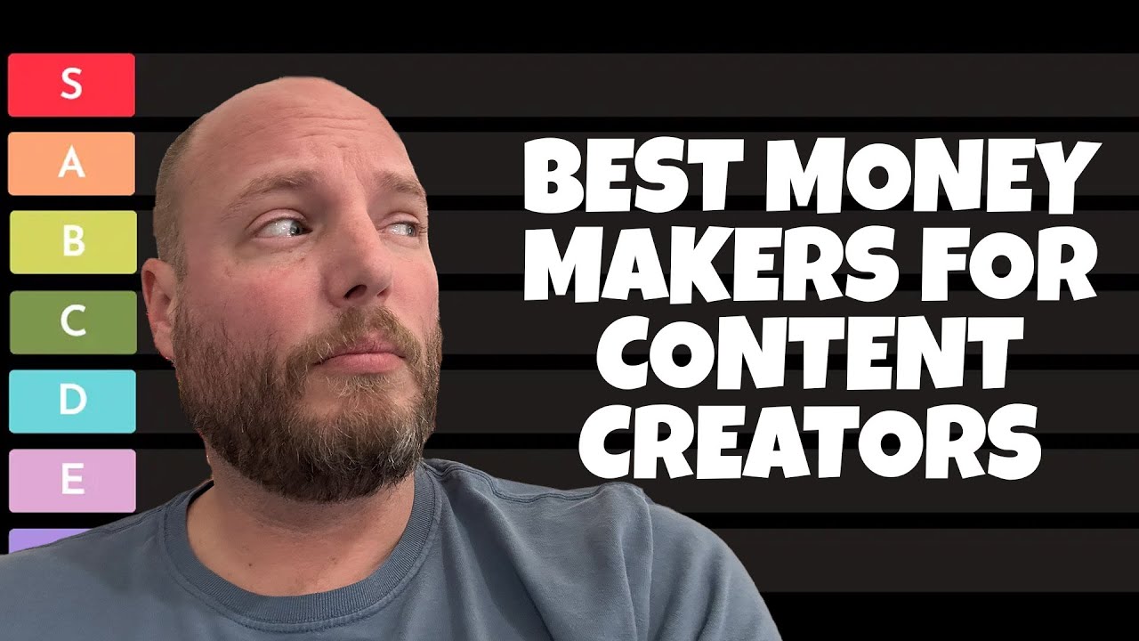 Best Money Makers For Content Creators Ranked