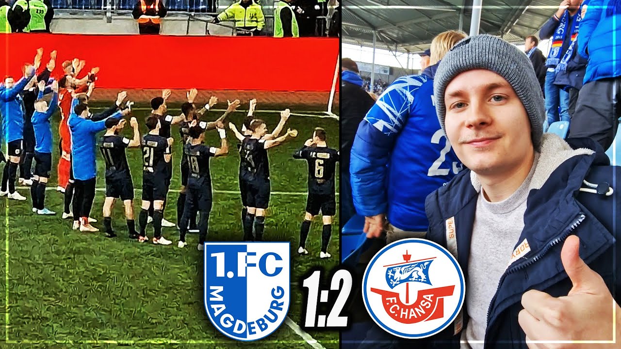 WAHNSINNS BEFREIUNGSSCHLAG IM OST KLASSIKER! STADIONVLOG: Magdeburg - Hansa Rostock | Stadion Vlog