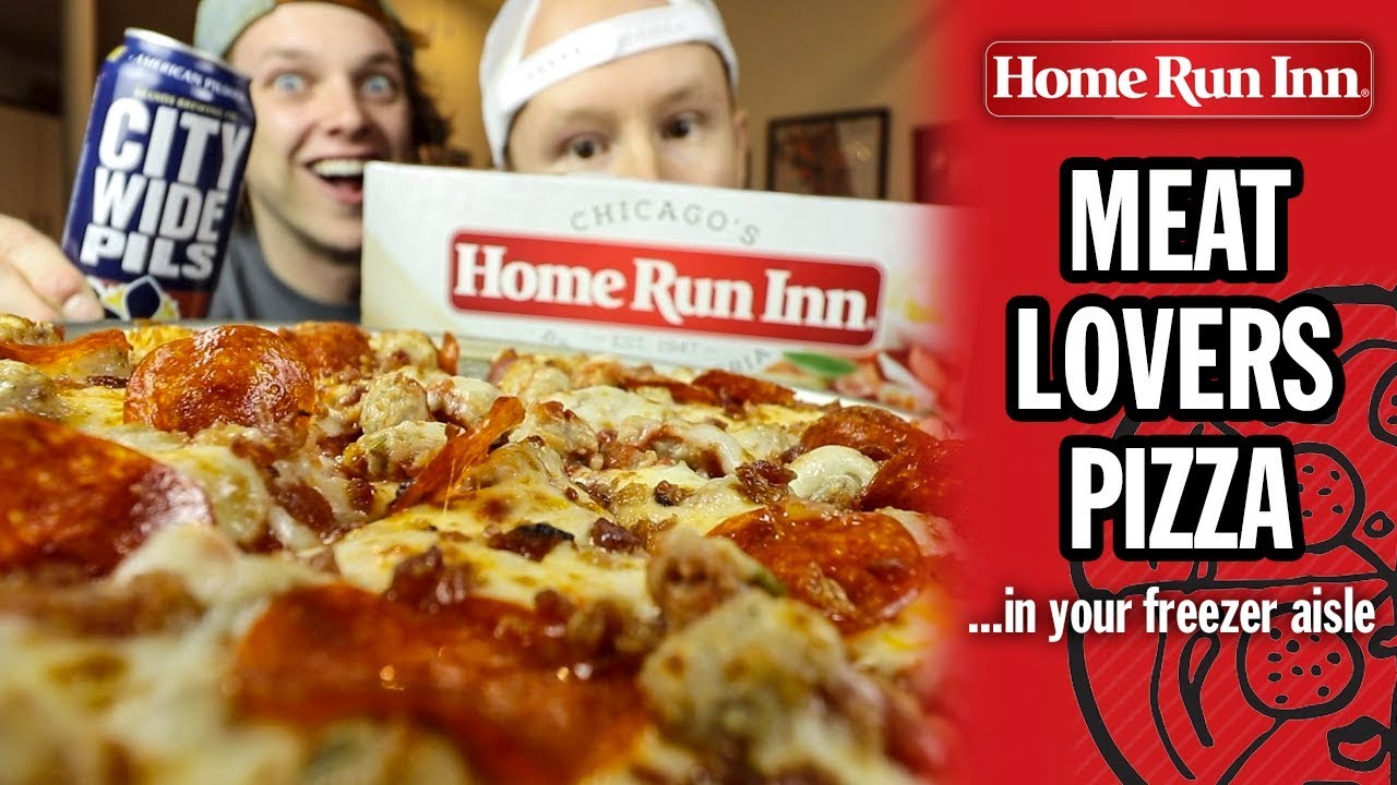 Eating Home Run Inn's Meat Lovers Pizza | Brew 'N Review