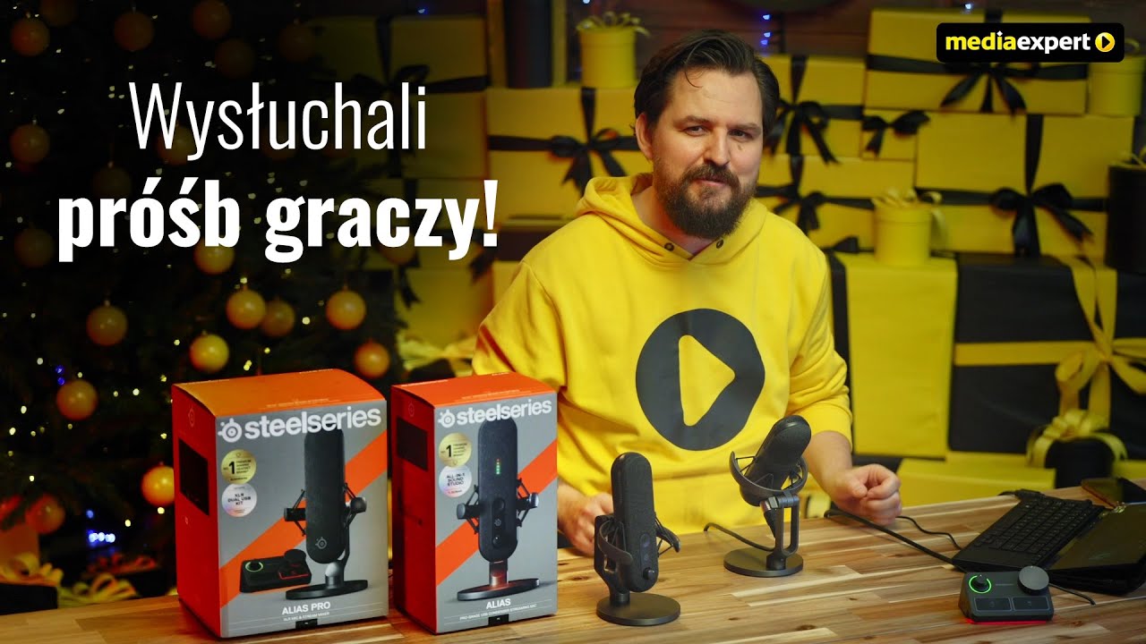 Daj się usłyszeć w wysokiej jakości. Mikrofony SteelSeries Alias | Media Expert