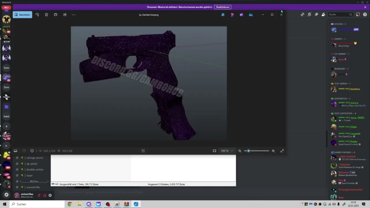 FiveM Waffen skins rein machen