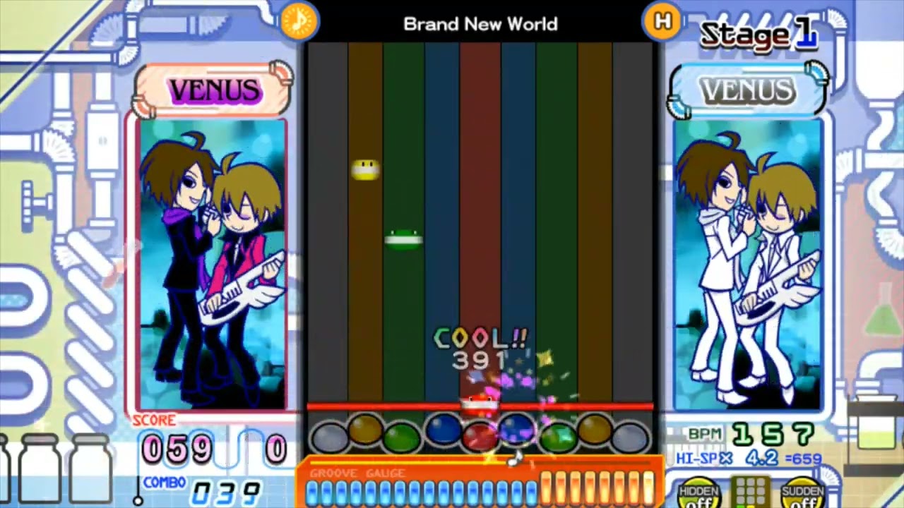 【ポップン】ウィザウチュナイ/Brand New World（Hyper）