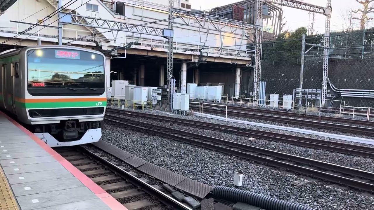 115/2026 0124 宇都宮線　普通　小金井行　上野駅　到着　#jr東日本  #宇都宮線　#上野東京ライン