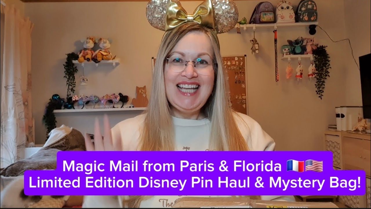 Magic Mail Pin Haul ✨ Limited Edition Pickups from Paris & Florida | Disney Pin Trading from Germany