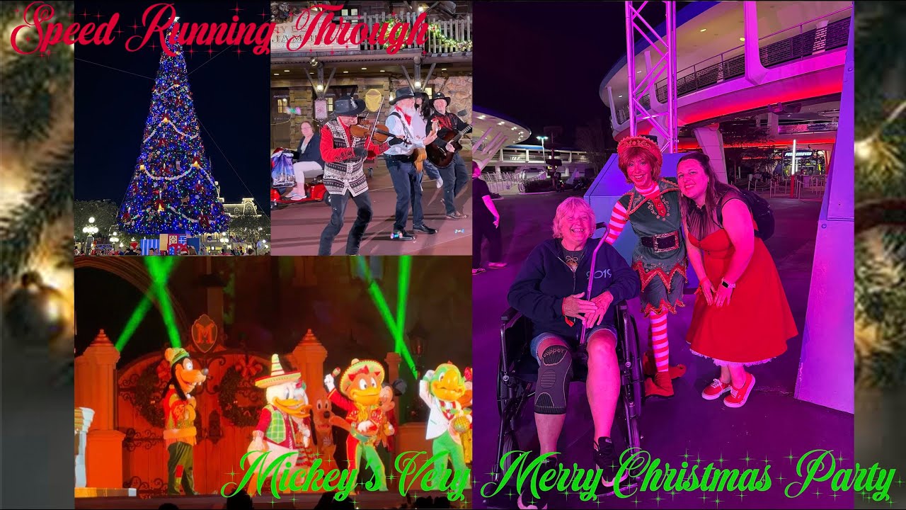 Speed Running Through Mickey's Very Merry Christmas Party 2025