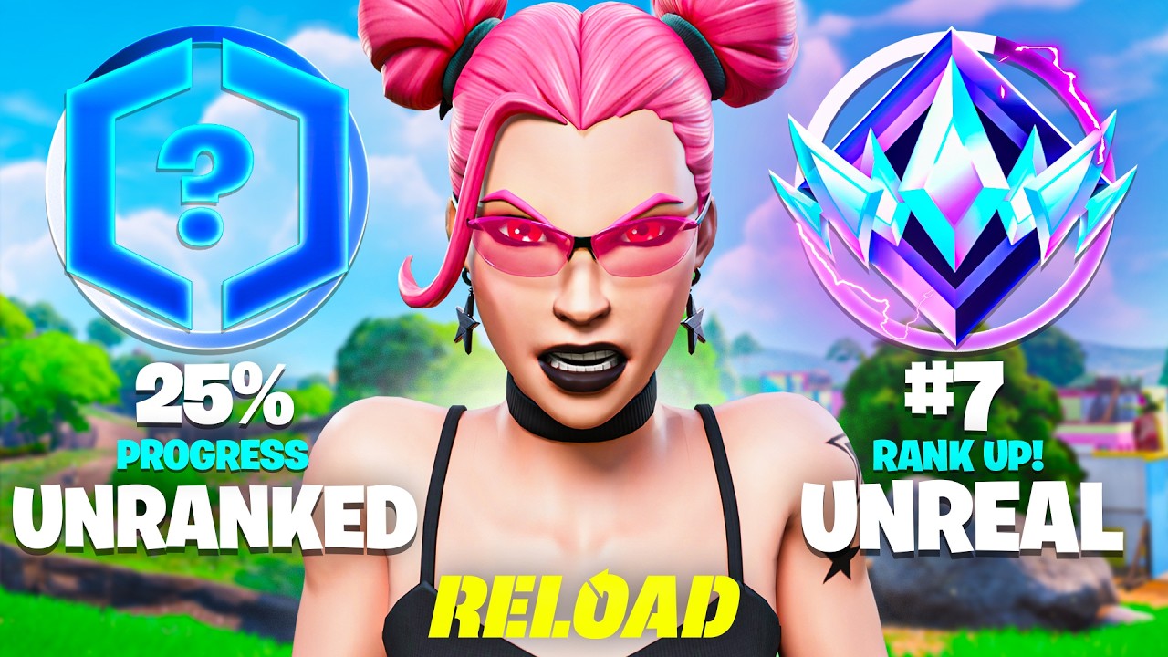 Я попытался достичь НЕРЕАЛЬНОГО ранга за 24 ЧАСА! (Перезагрузка Fortnite)