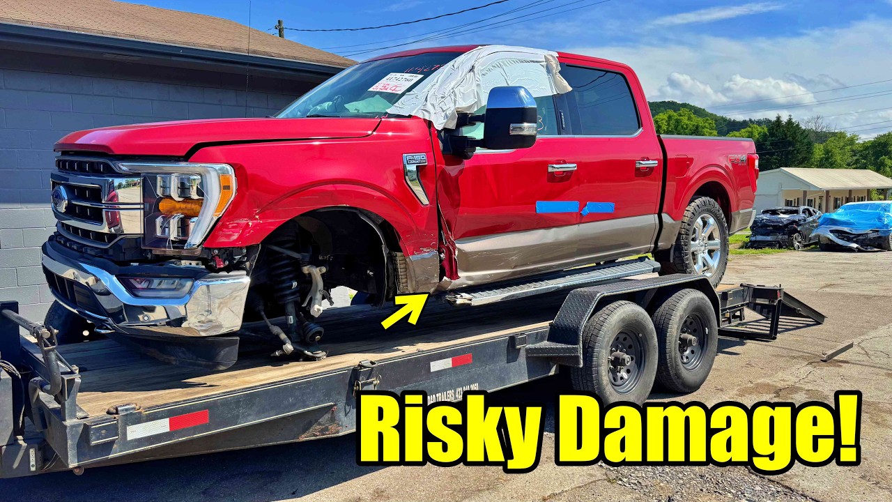 I TOOK A RISK ON A WRECKED FORD F150 AND GOT SUPER LUCKY!!