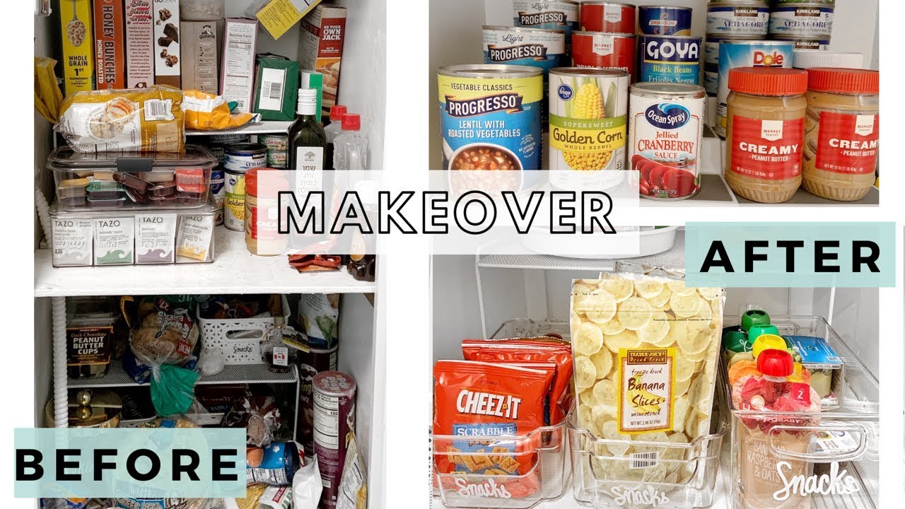 PANTRY ORGANIZATION | SMALL PANTRY IDEAS 2019 | THE HOME EDIT INSPIRED PANTRY MAKEOVER