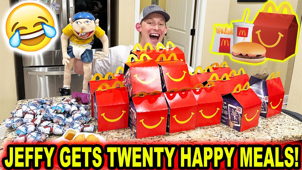 JEFFY GETS TWENTY HAPPY MEALS!