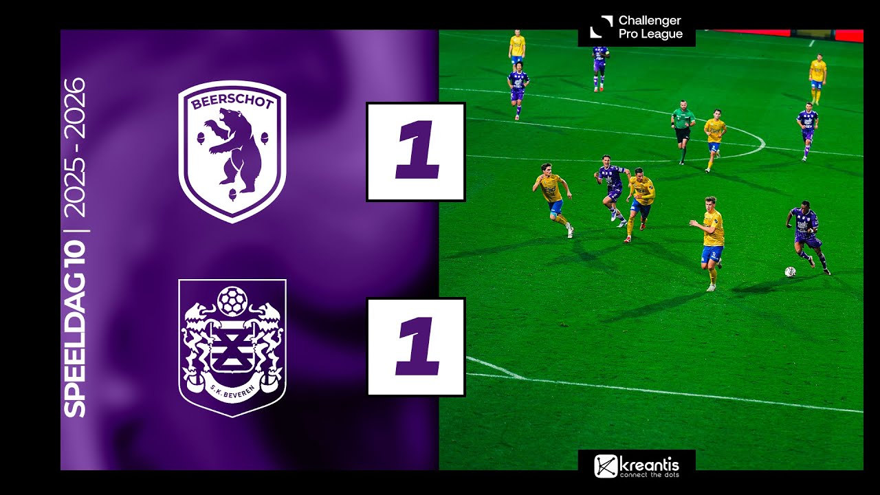 HIGHLIGHTS | K. BEERSCHOT V.A. - SK BEVEREN 1-1 (17/10/2025)