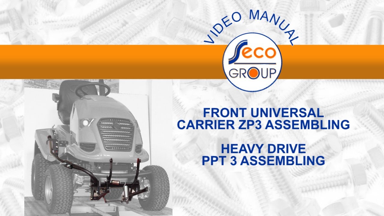 Videomanuál - front universal carrier ZP3 assembling, heavy drive PPT 3 assembling