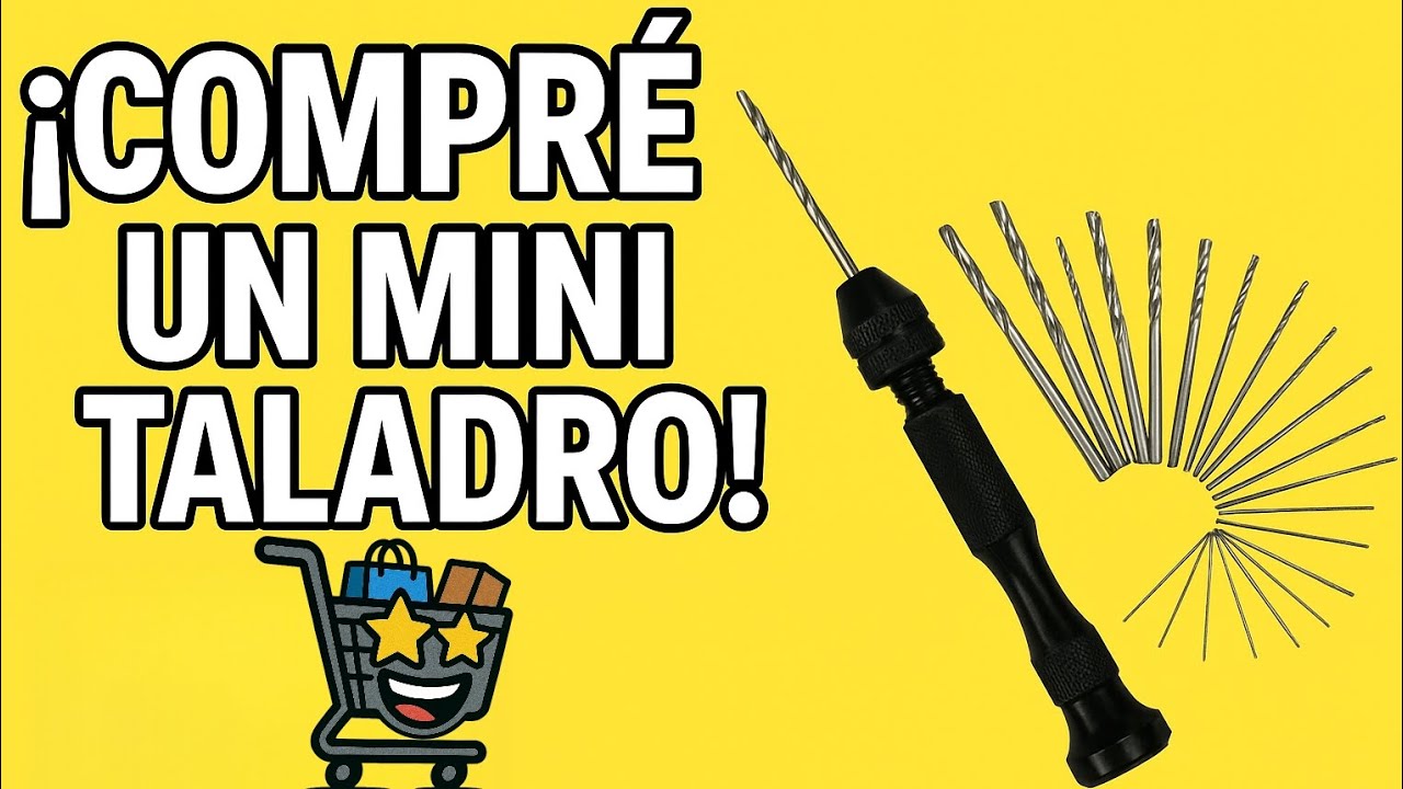 Probando este Mini Taladro para Detalles Finos | Reseña Real