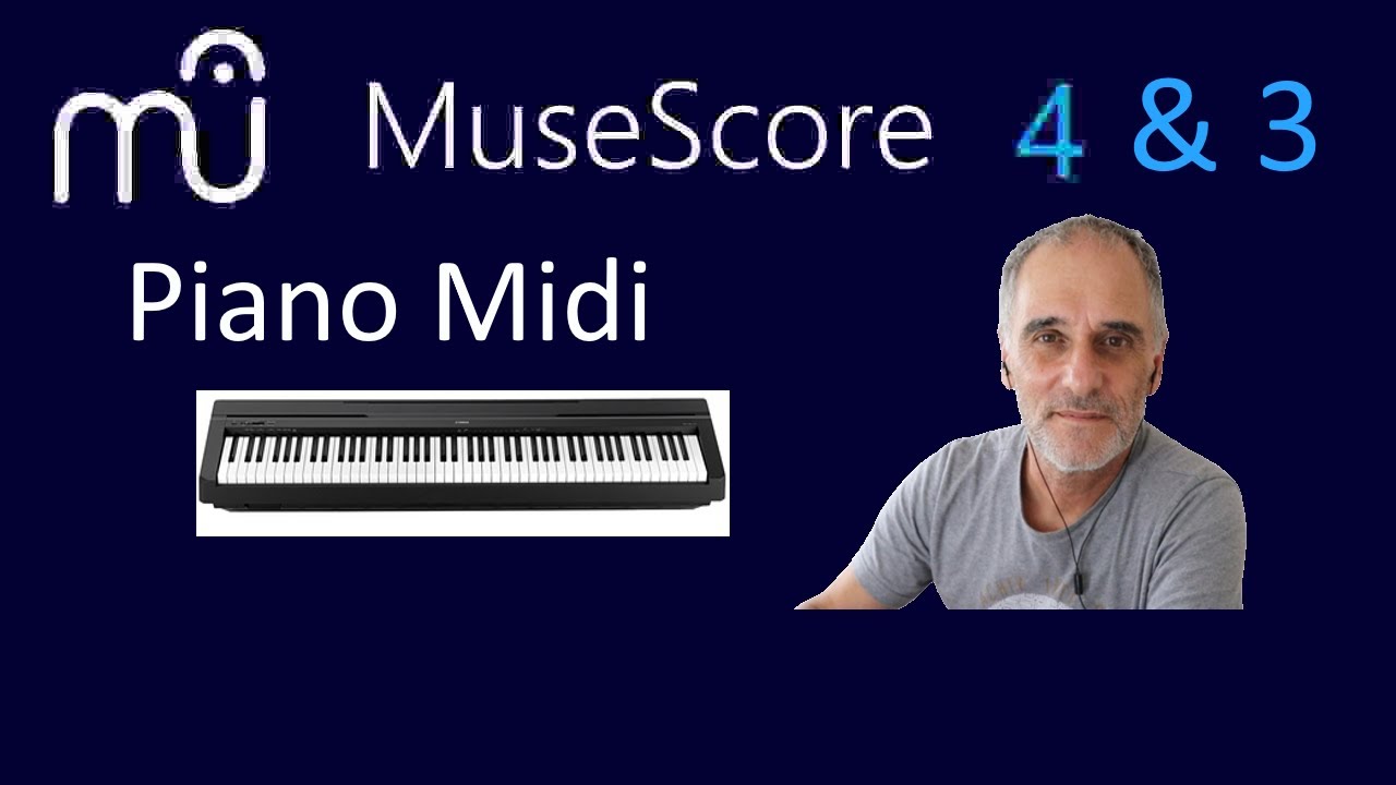 MuseScore 4 et piano MIDI