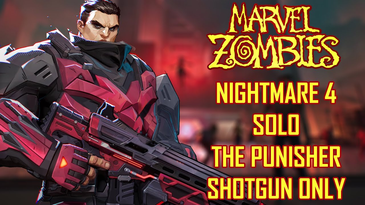 Marvel Rivals Zombies - Nightmare 4 Solo As Punisher (Shotgun Only)